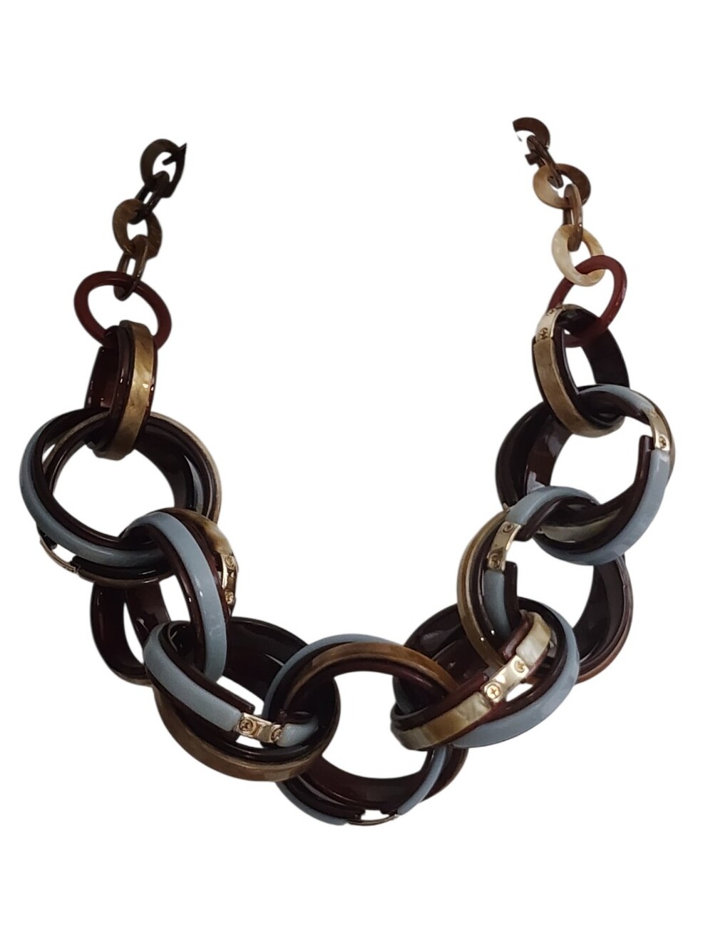 RUSH by Denis & Charles Vintage Multi Hoop Necklace